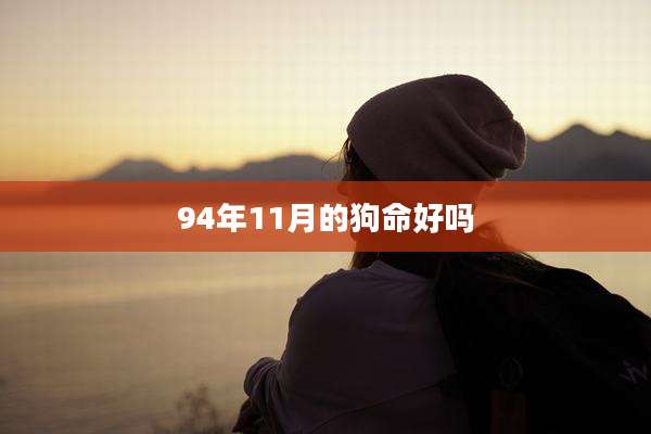 94年11月的狗命好吗
