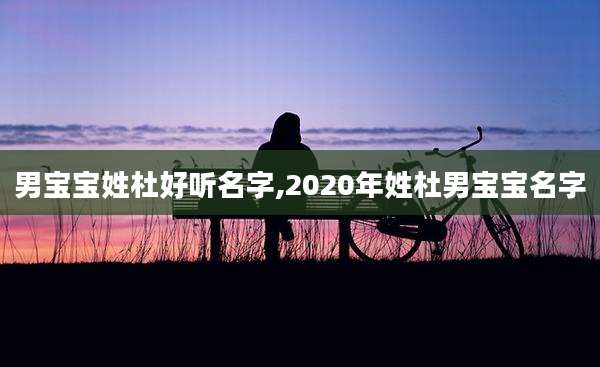 男宝宝姓杜好听名字,2020年姓杜男宝宝名字