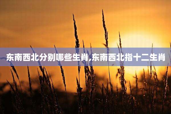 东南西北分别哪些生肖,东南西北指十二生肖