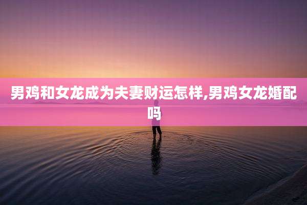 男鸡和女龙成为夫妻财运怎样,男鸡女龙婚配吗