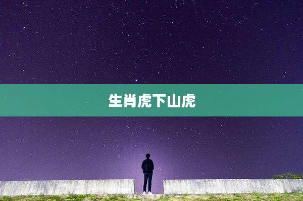 生肖虎下山虎