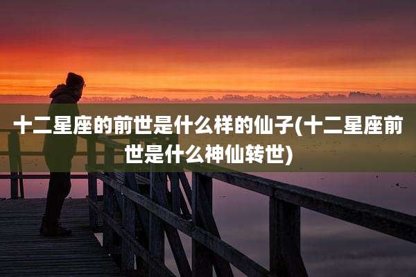 十二星座的前世是什么样的仙子(十二星座前世是什么神仙转世)