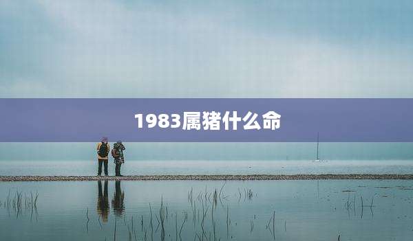 1983属猪什么命
