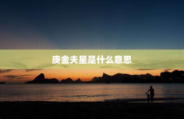 庚金夫星是什么意思