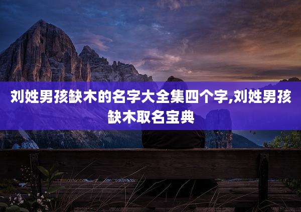 刘姓男孩缺木的名字大全集四个字,刘姓男孩缺木取名宝典