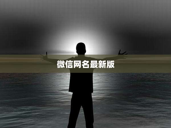 微信网名最新版