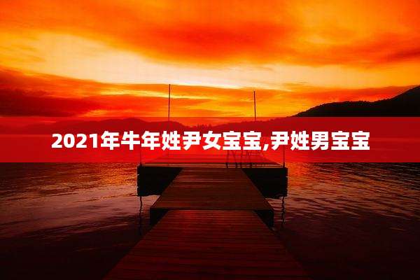 2021年牛年姓尹女宝宝,尹姓男宝宝