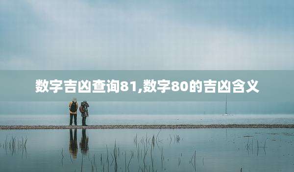 数字吉凶查询81,数字80的吉凶含义