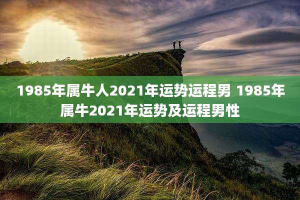 1985年属牛人2021年运势运程男 1985年属牛2021年运势及运程男性