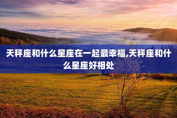 天秤座和什么星座在一起最幸福,天秤座和什么星座好相处