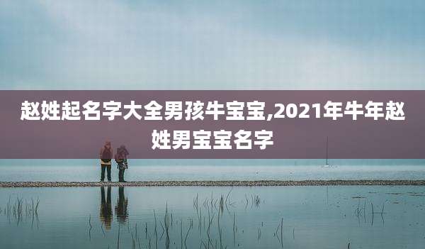 赵姓起名字大全男孩牛宝宝,2021年牛年赵姓男宝宝名字