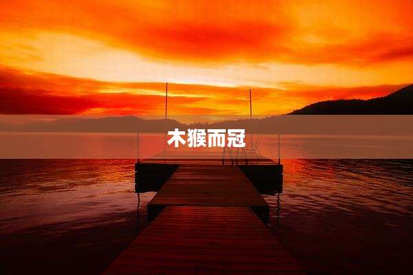 木猴而冠