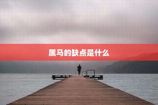 属马的缺点是什么