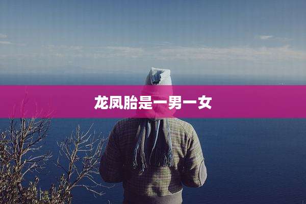 龙凤胎是一男一女