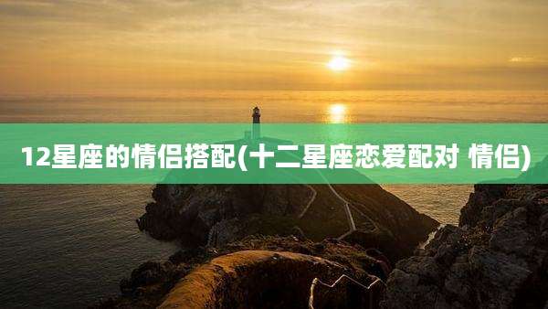 12星座的情侣搭配(十二星座恋爱配对 情侣)