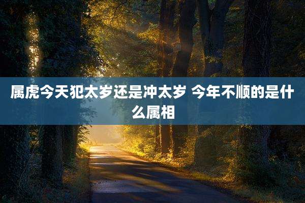 属虎今天犯太岁还是冲太岁 今年不顺的是什么属相