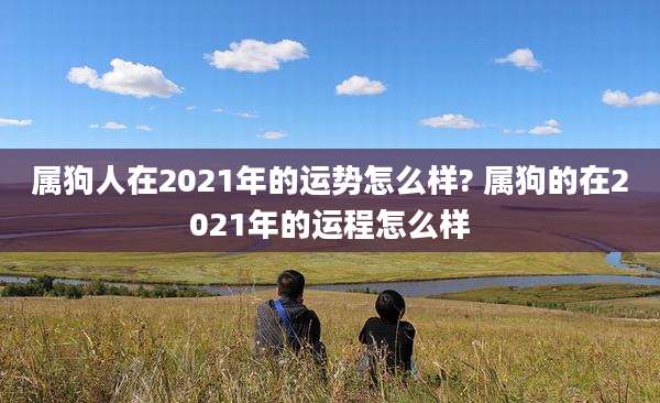 属狗人在2021年的运势怎么样? 属狗的在2021年的运程怎么样