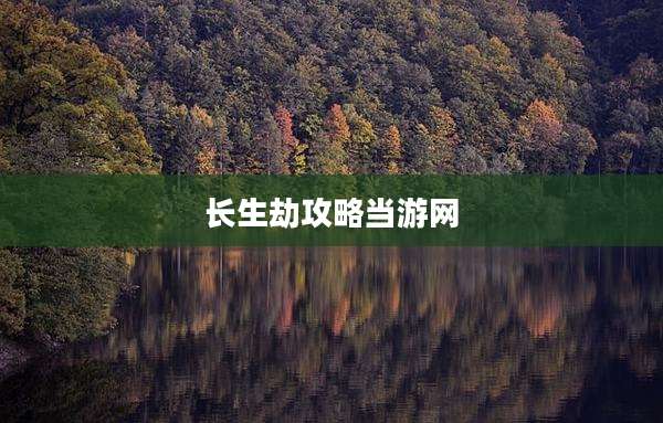 长生劫攻略当游网