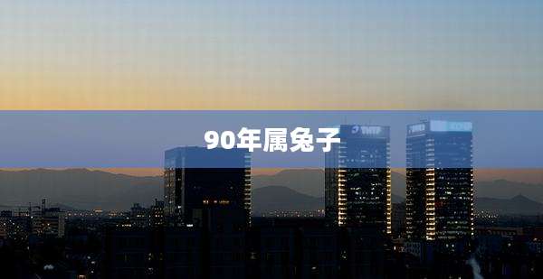 90年属兔子