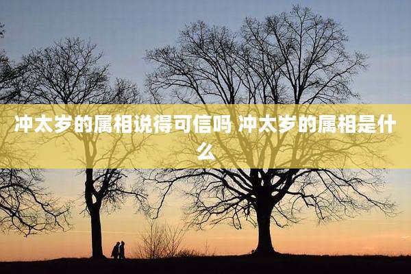 冲太岁的属相说得可信吗 冲太岁的属相是什么