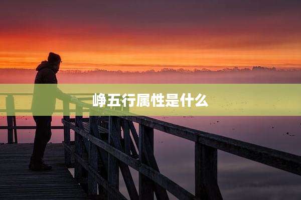 峥五行属性是什么