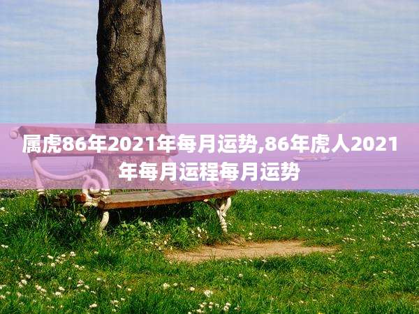 属虎86年2021年每月运势,86年虎人2021年每月运程每月运势