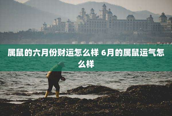 属鼠的六月份财运怎么样 6月的属鼠运气怎么样