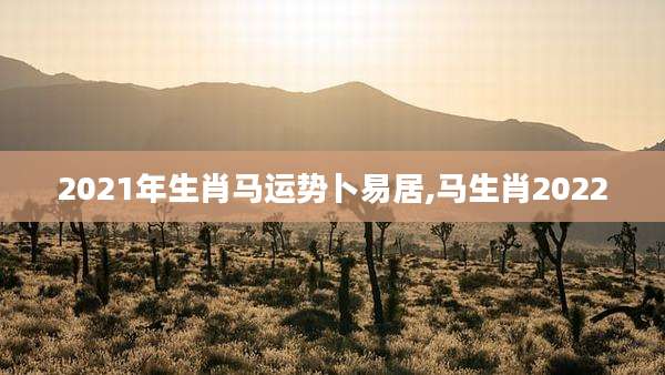 2021年生肖马运势卜易居,马生肖2022