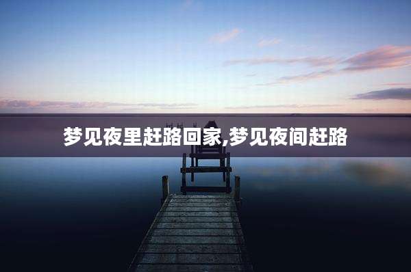 梦见夜里赶路回家,梦见夜间赶路
