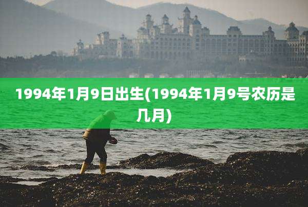 1994年1月9日出生(1994年1月9号农历是几月)