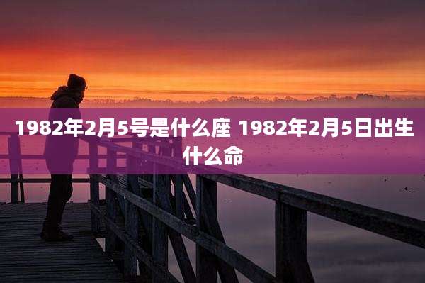 1982年2月5号是什么座 1982年2月5日出生什么命