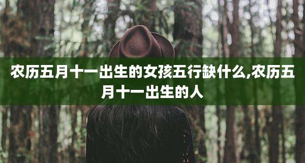 农历五月十一出生的女孩五行缺什么,农历五月十一出生的人