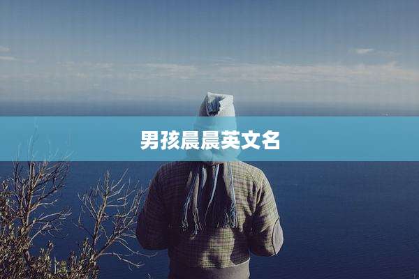 男孩晨晨英文名