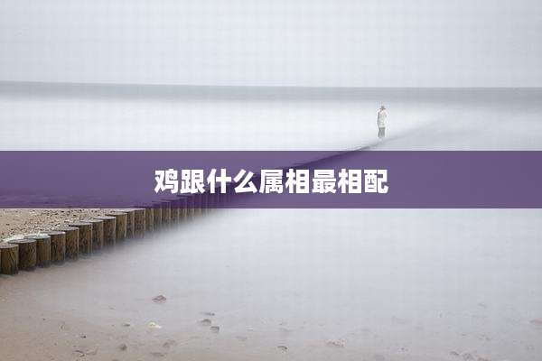 鸡跟什么属相最相配