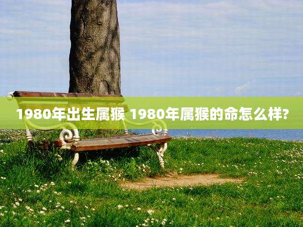 1980年出生属猴 1980年属猴的命怎么样?