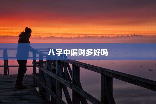 八字中偏财多好吗
