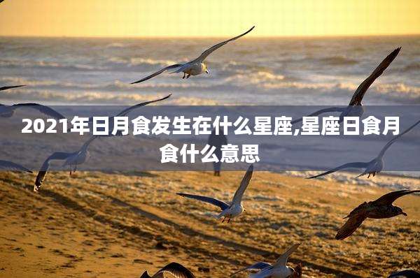 2021年日月食发生在什么星座,星座日食月食什么意思