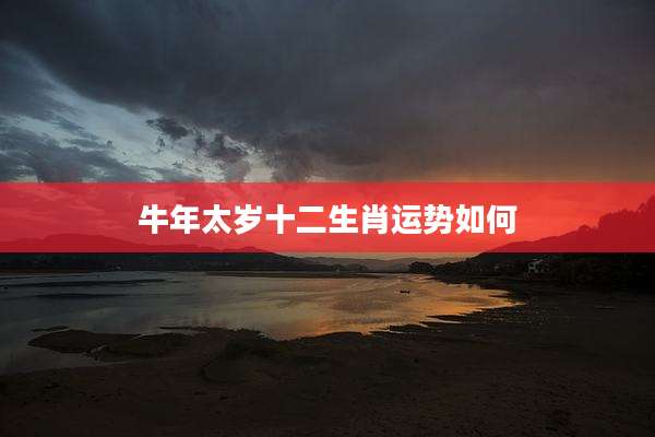 牛年太岁十二生肖运势如何
