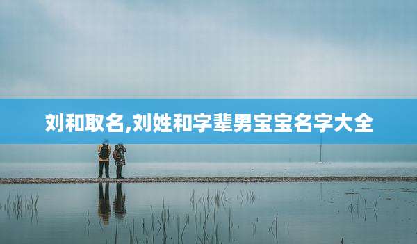 刘和取名,刘姓和字辈男宝宝名字大全