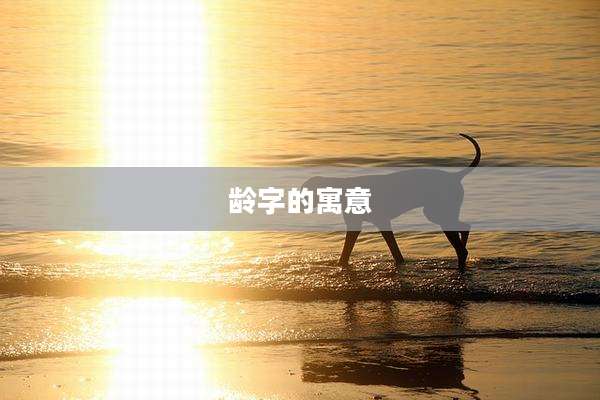 龄字的寓意