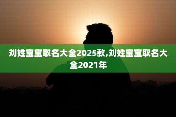 刘姓宝宝取名大全2025款,刘姓宝宝取名大全2021年