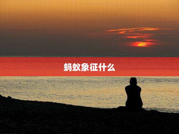 蚂蚁象征什么