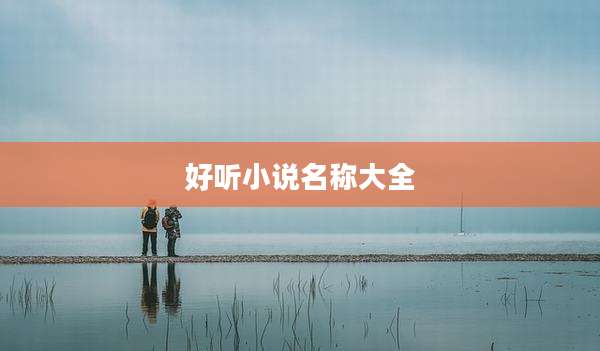 好听小说名称大全