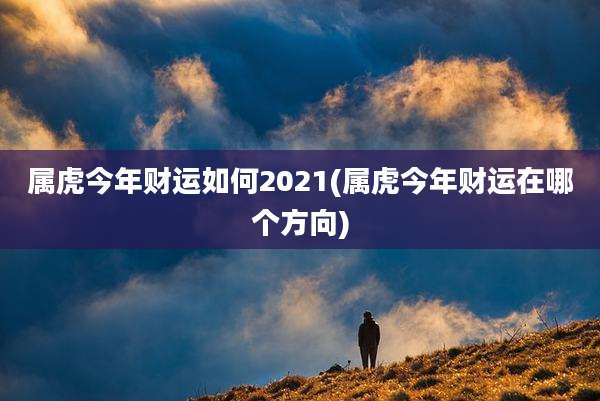属虎今年财运如何2021(属虎今年财运在哪个方向)