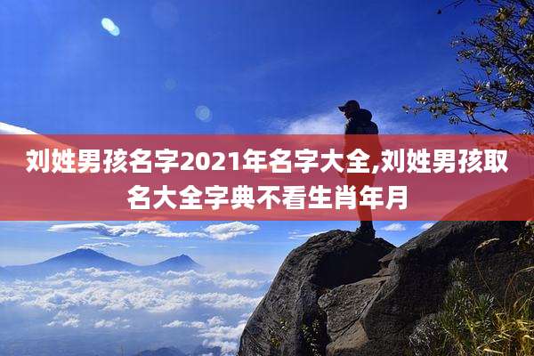 刘姓男孩名字2021年名字大全,刘姓男孩取名大全字典不看生肖年月