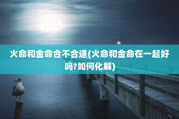 火命和金命合不合适(火命和金命在一起好吗?如何化解)