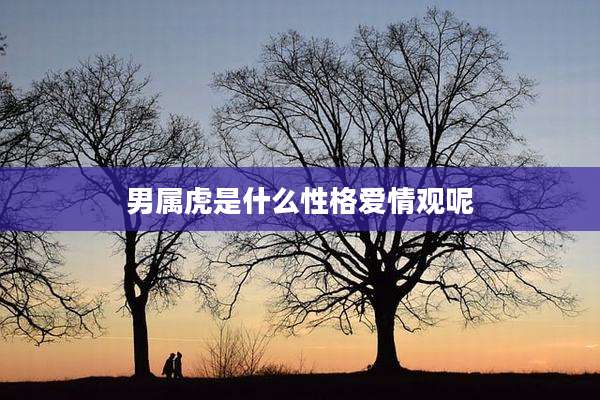 男属虎是什么性格爱情观呢