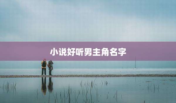 小说好听男主角名字