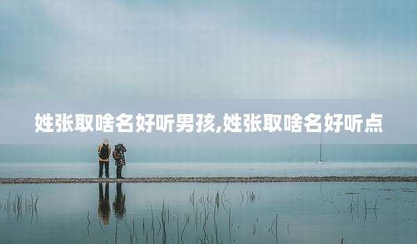 姓张取啥名好听男孩,姓张取啥名好听点