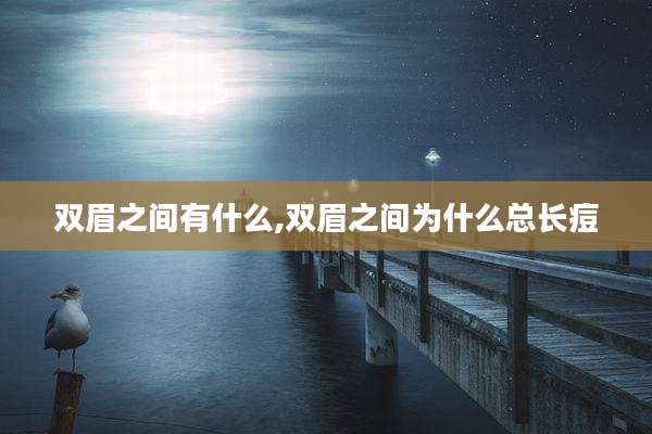 双眉之间有什么,双眉之间为什么总长痘